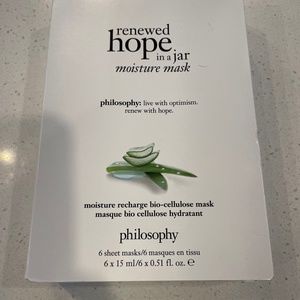Philosophy - renewed Hope in a jar Moisture mask set of 6